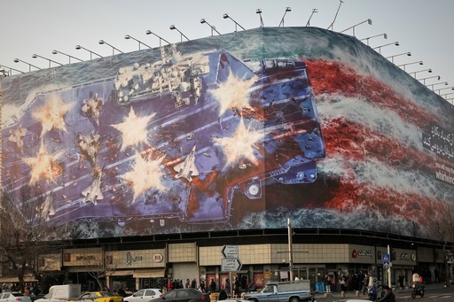 Iran Unveils Mural Warning of Retaliation If US Conducts a Military Strike
