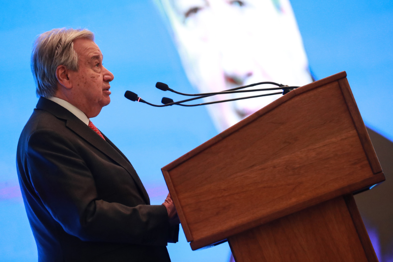 UN Chief Lashes Out at Countries Violating International Law