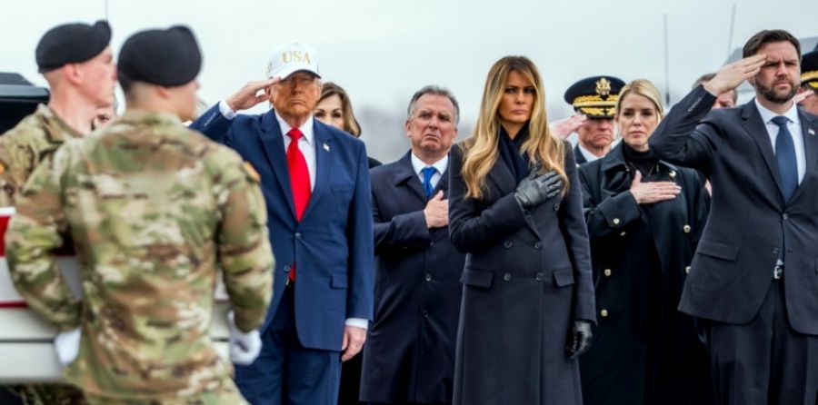 Trump, Vance Attend Dignified Transfer for Fallen Troops