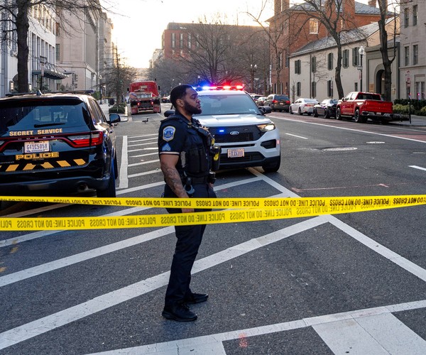 Man Taken Into Custody After Driving Van Into Security Gate Outside WH