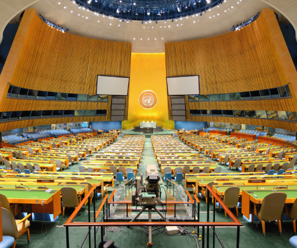 the united nations general assembly meeting room