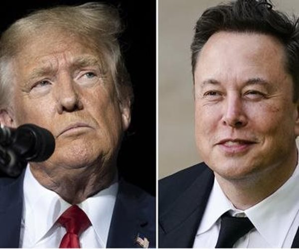 donald trump and elon musk side by side photo