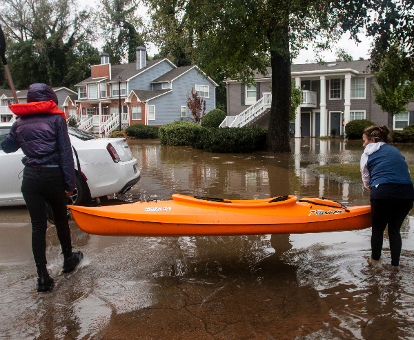 TV Reporter Doing Hurricane Report Saves Woman From  Submerged Car