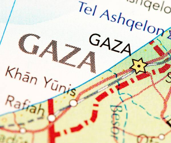 a map of gaza