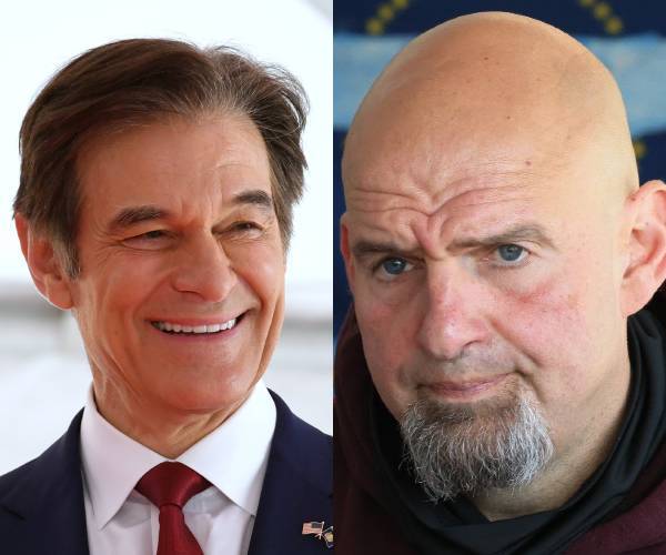 Mehmet Oz and John Fetterman 
