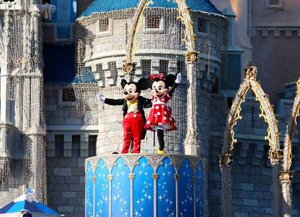 Mickey and MInnie at Disney