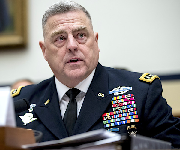 Chairman of the Joint Chiefs of Staff Gen. Mark Milley speaks to Congress