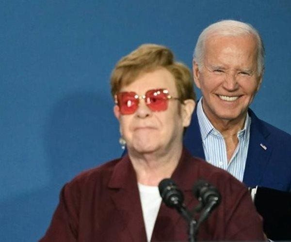 Biden Takes Stage with Elton John to Celebrate LGBTQ Milestone