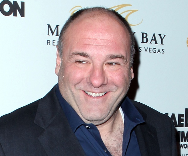 james gandolfini stands on red carpet