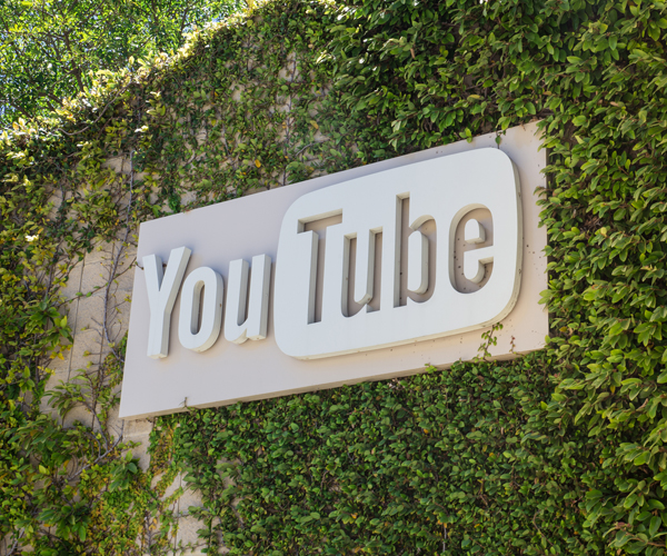 a youtube sign