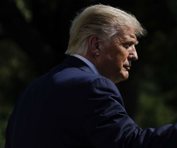 us president donald trump leaves for the first presidential debate against joe biden 