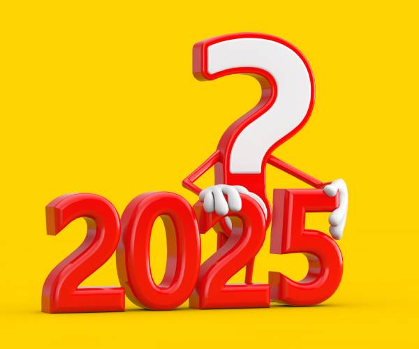 2025 and question mark