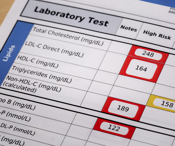 high risk health profile or elevated health risk traits and or readings and or results 