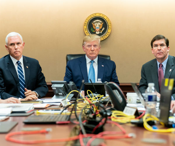 us president trump us vp mike pence us nat sec adviser obrien and gen mark a milley 