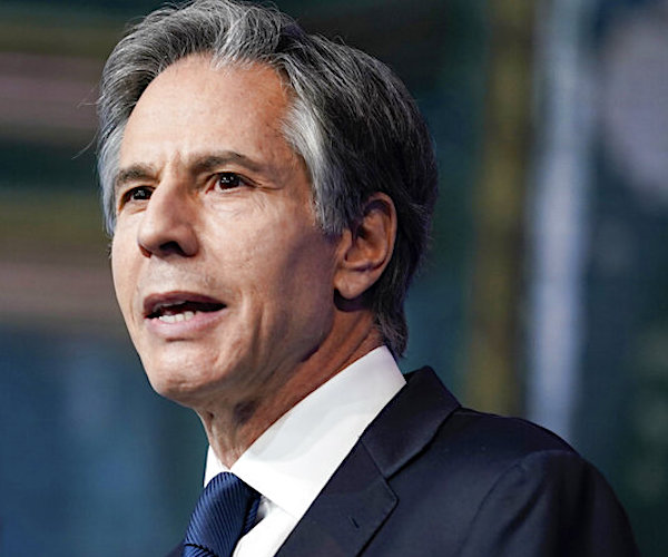 antony blinken speaks during a news conference