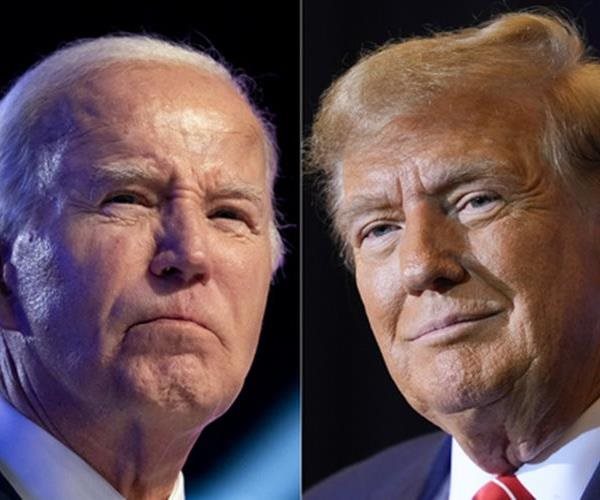 President Joe Biden and former President Donald Trump in side by side photos