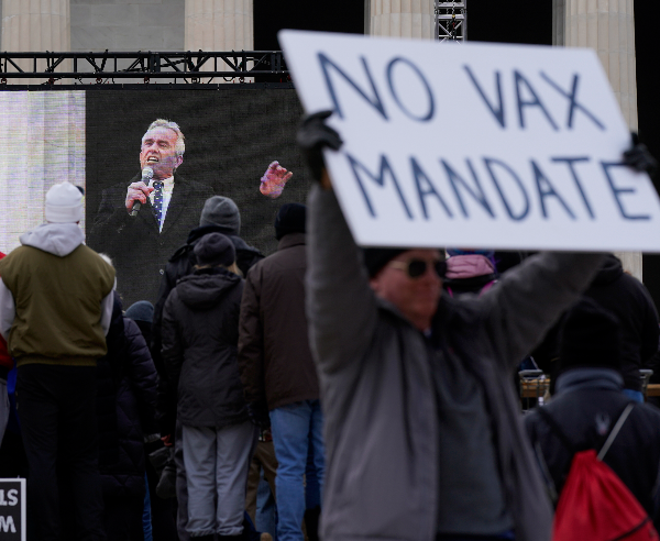 RFK Jr.'s Anti-vaccine Group Kicked Off Instagram, Facebook