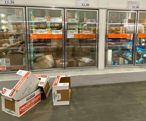 NYC Costco Shelves Emptied in Panic Over Port Strike