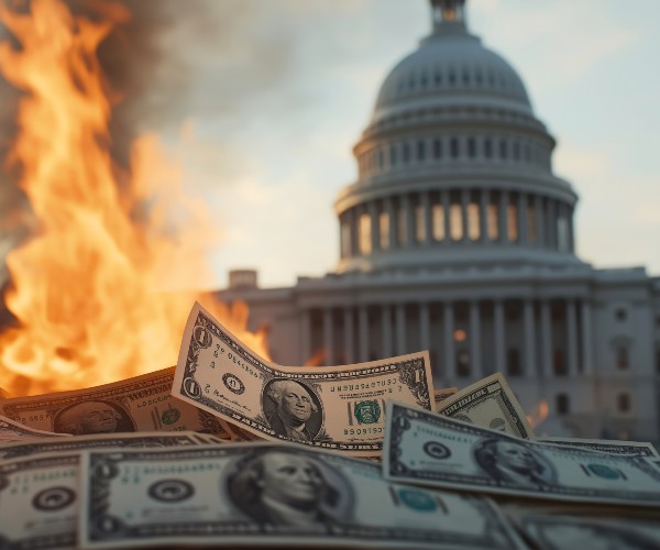 reckless government spending burning united states taxpayer dollars 