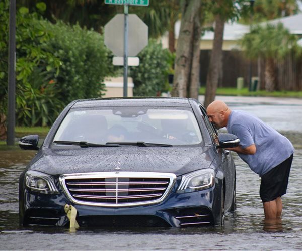 Officials Warn Hurricane Floods Could Set EVs Ablaze