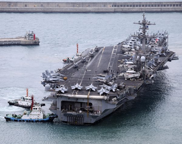 US Aircraft Carrier Arrives in South Korea After North Korea Test-Fired Missiles