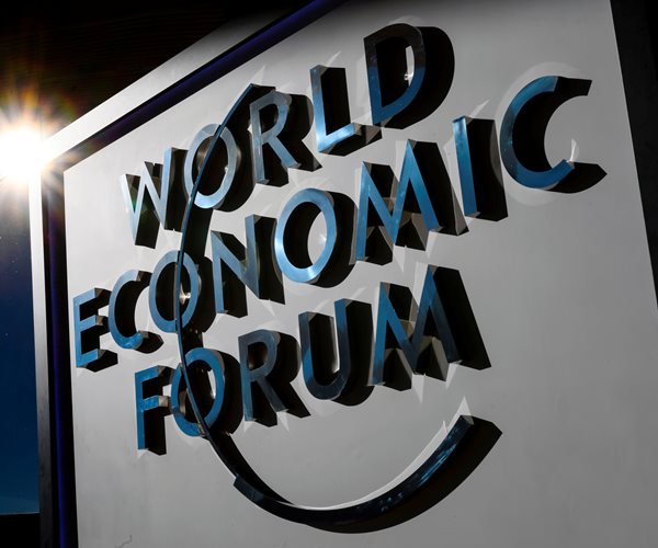 A sign of the World Economic Forum