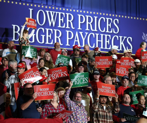 united states presidency political rally regarding affordability 