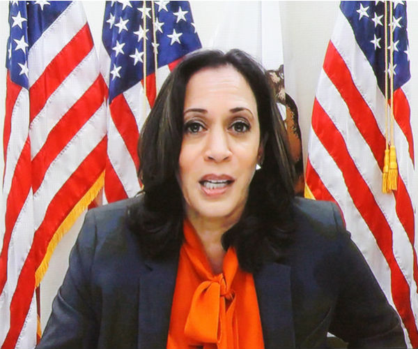 senator kamala harris democrat of california 