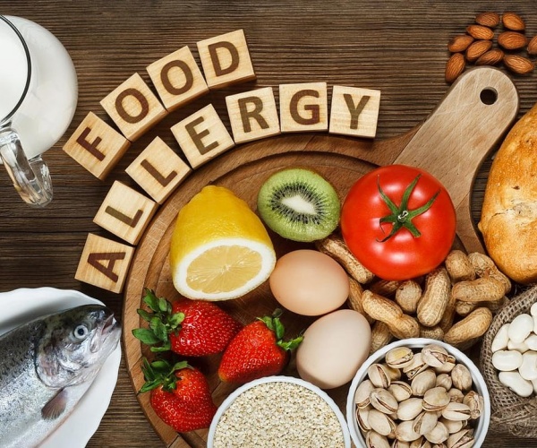 a variety of foods that can cause food allergies
