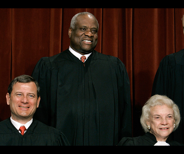 john roberts clarence thomas sandra day o connor  