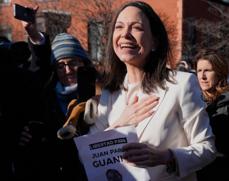 Venezuela's Machado and Trump in 'Positive' Meeting at  the WH