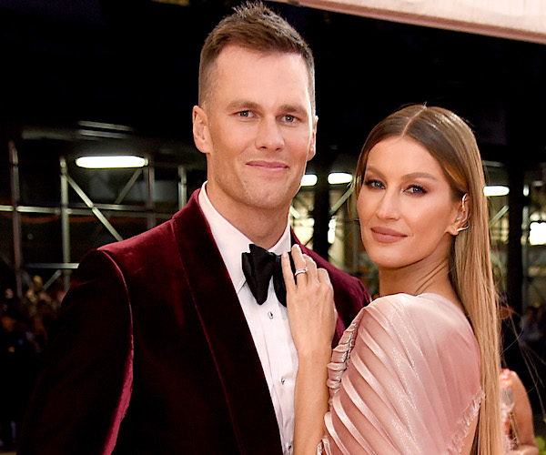 Tom Brady and Gisele Bündchen on a red carpet in 2019