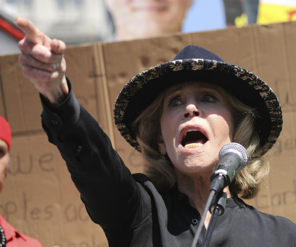 Actress Jane Fonda Back In Cuffs At Climate Change Protest