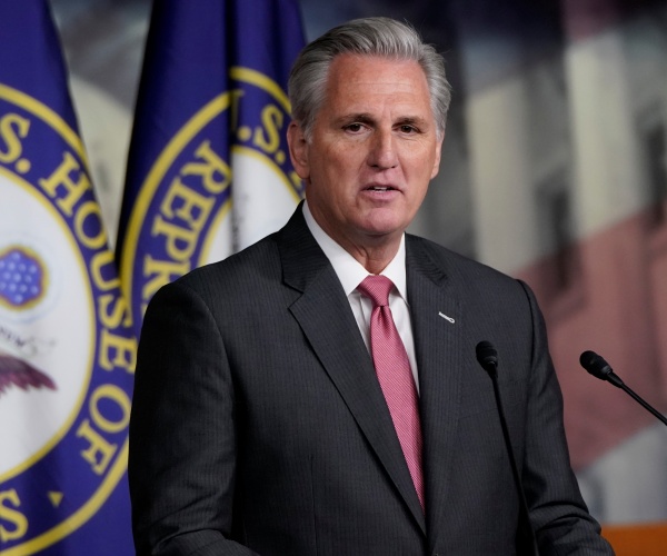 kevin mccarthy speaks at a press conference