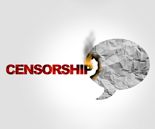 censorship of free thought and or expression