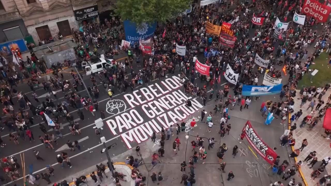 Nationwide Union Strike in Argentina Tests Its Leader Milei's Flagship Labor Overhaul