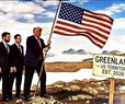 Trump Posts Illustration Planting US Flag on Greenland