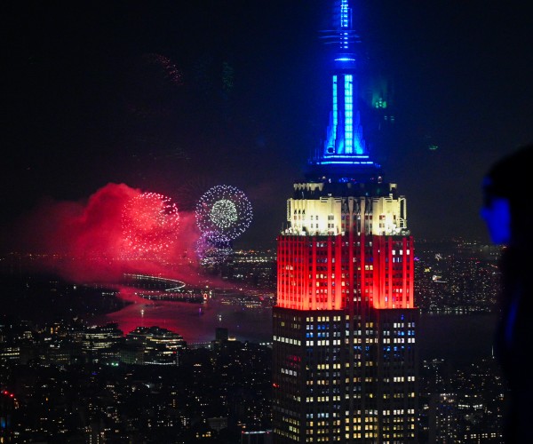 fourth of july in new york empire state building 