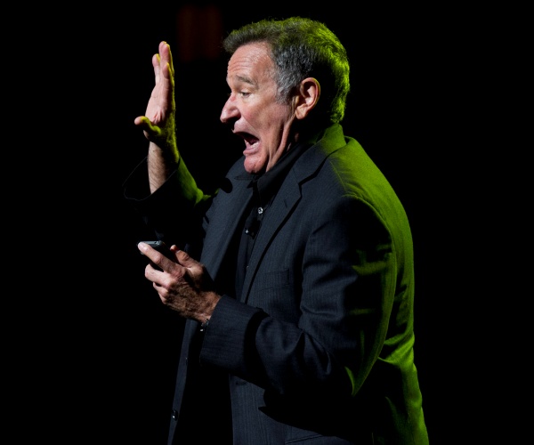 robin williams on stage