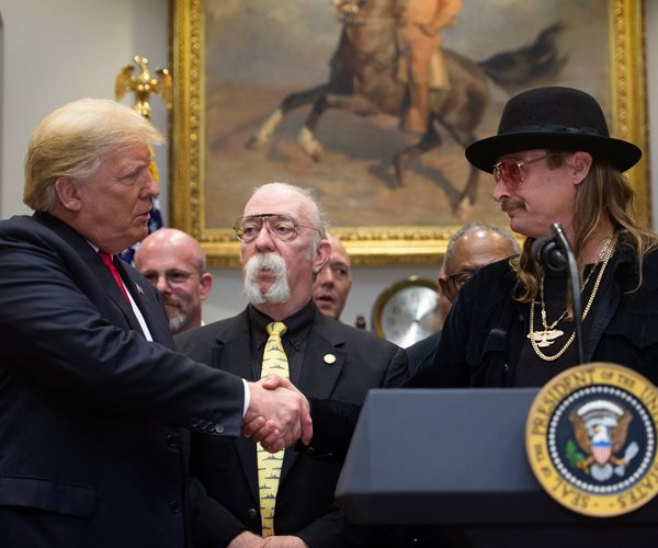 Donald Trump and Kid Rock