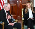 Melania Trump Meets Freed Hostage Keith Siegel