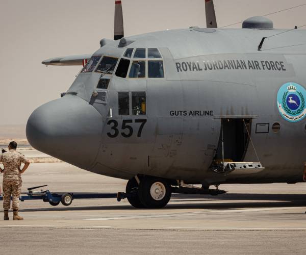 Royal Jordanian airforce plane