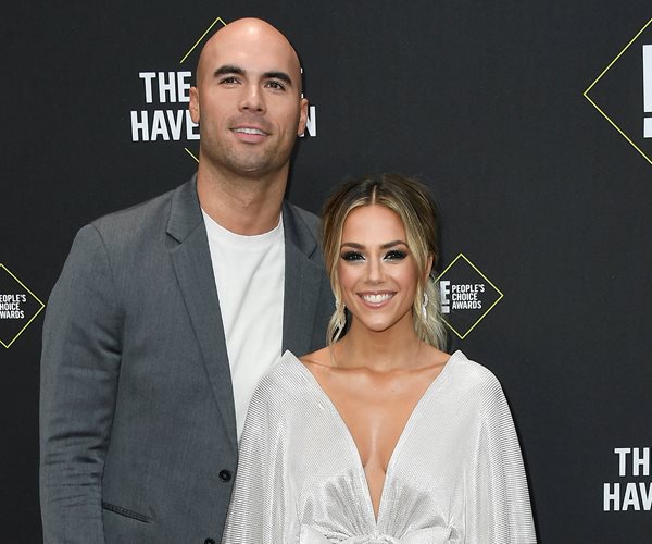 Mike Caussin, left, and Jana Kramer