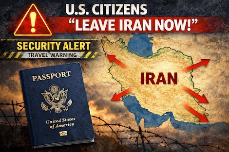 State Tells US Citizens: 'Leave Iran Now'