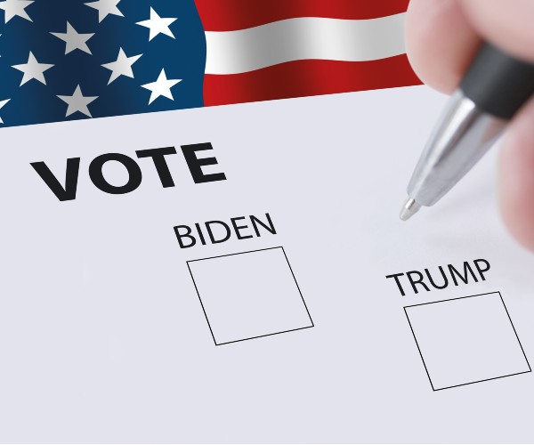 trump or biden on exemplar ballot 