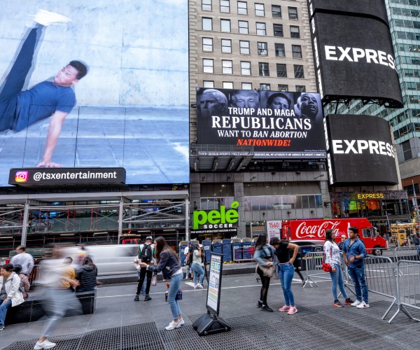 abortion controversy billboard signage 