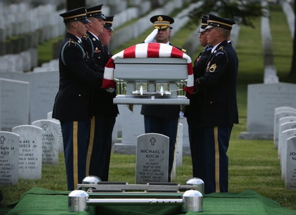 Slain US General Buried with Honors at Arlington