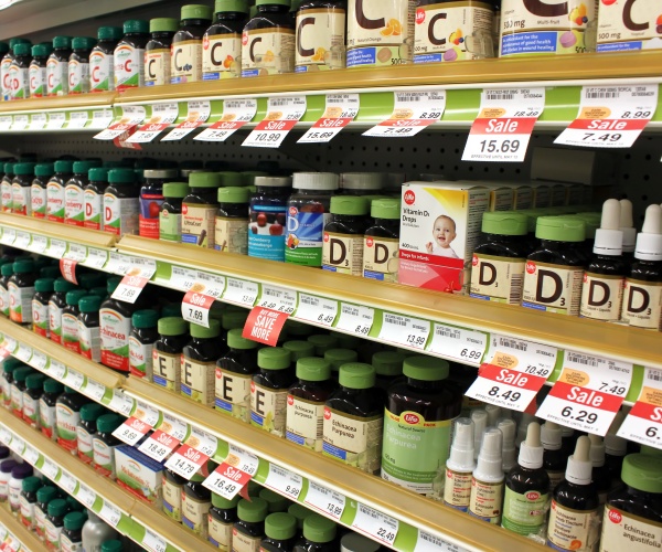 supplements in grocery store