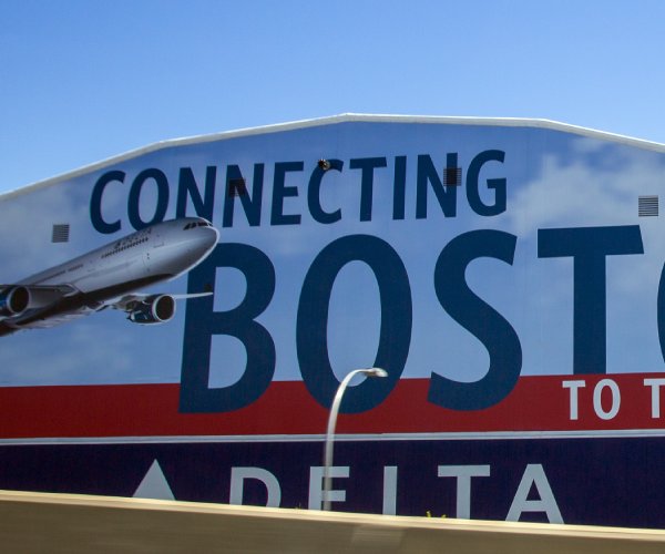 sign at boston airport