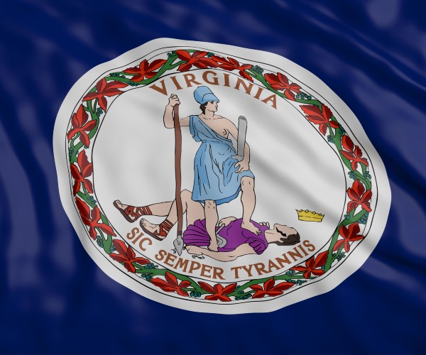 virginia flag  